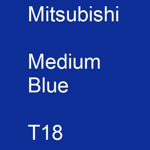 Mitsubishi, Medium Blue, T18.